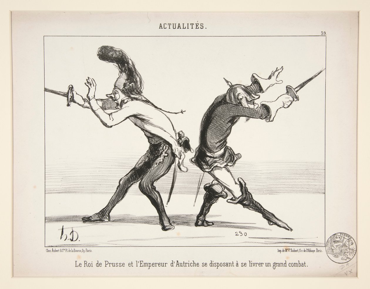 Kongen av Preussen og av Honoré Daumier