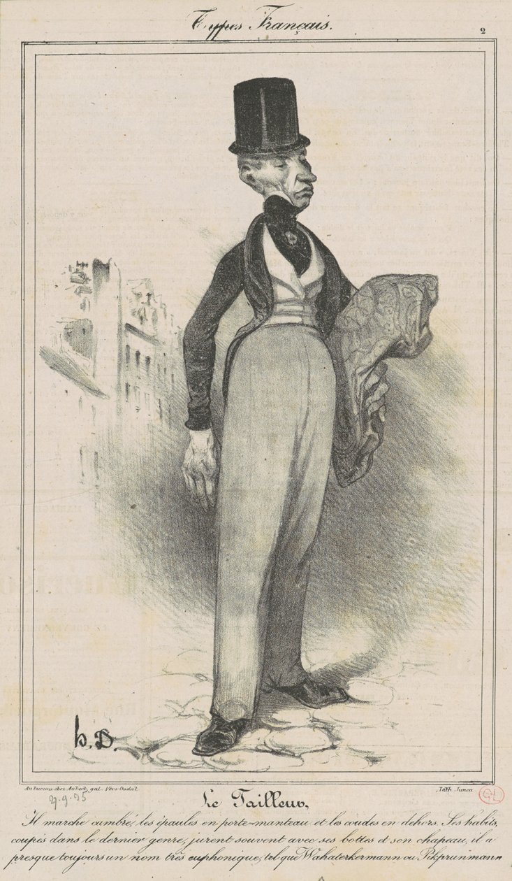 Skredderen av Honoré Daumier