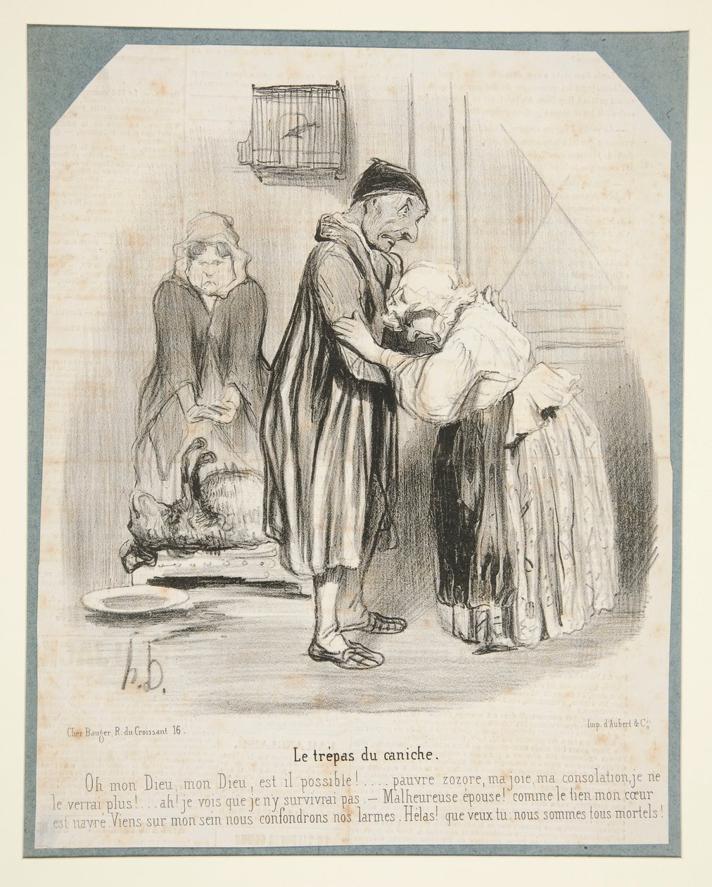 Puddelens Trepas av Honoré Daumier