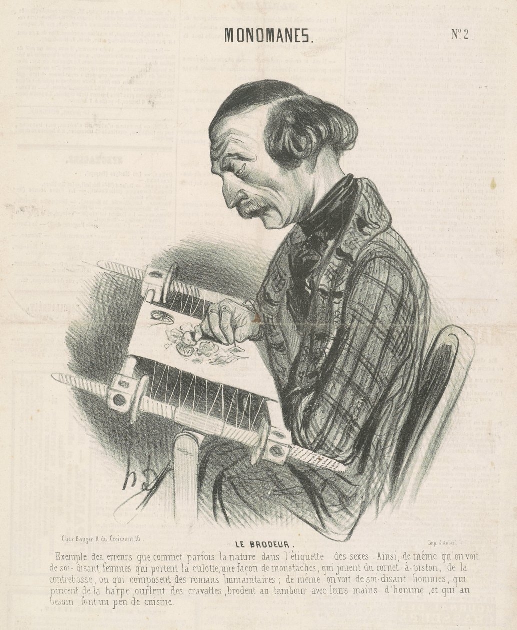 Broderen av Honoré Daumier