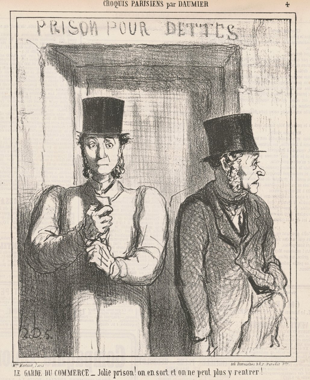 Handelsvakten av Honoré Daumier