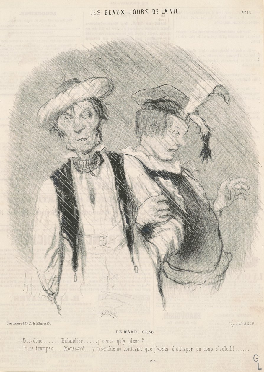 Fett tirsdag av Honoré Daumier