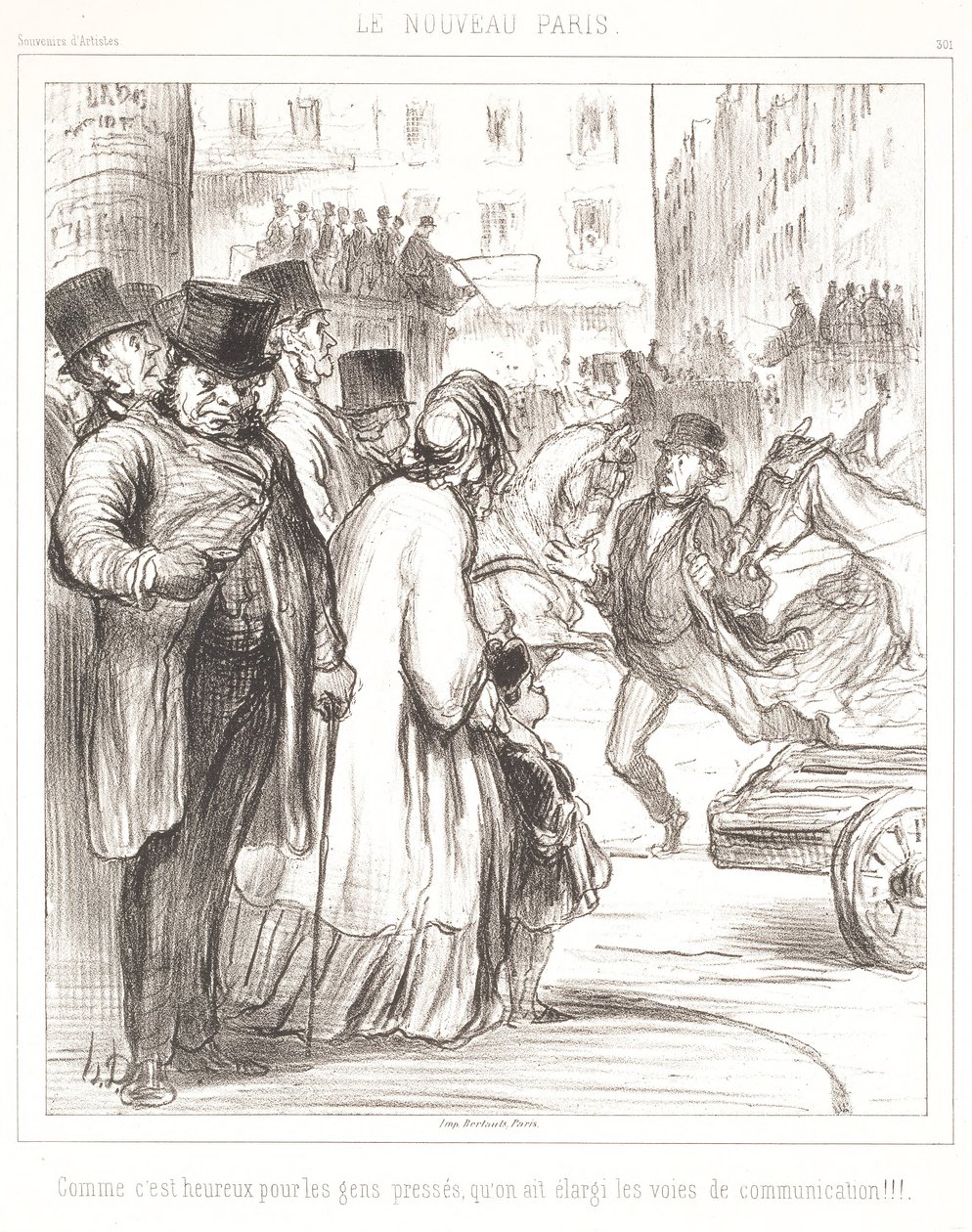 Det nye Paris av Honoré Daumier