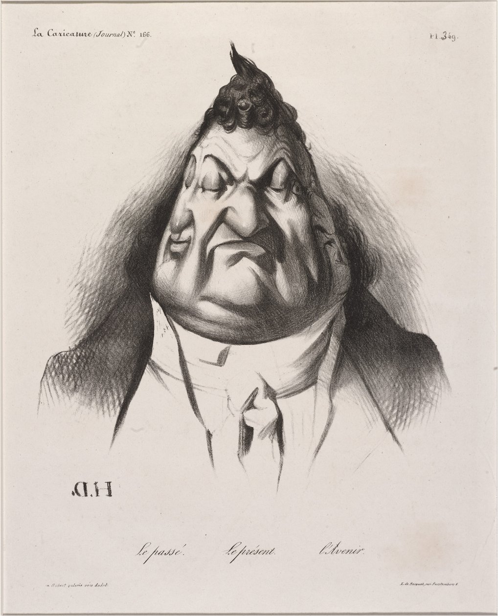 Fortiden - nåtiden - fremtiden av Honoré Daumier