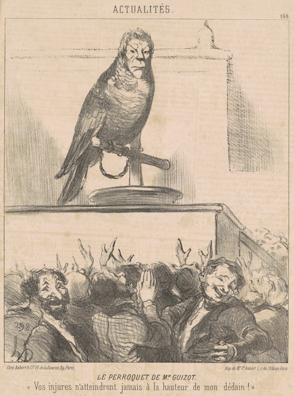 M. Guizots papegøye av Honoré Daumier