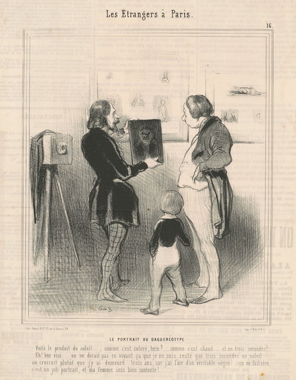 Daguerotypi-portrettet av Honoré Daumier