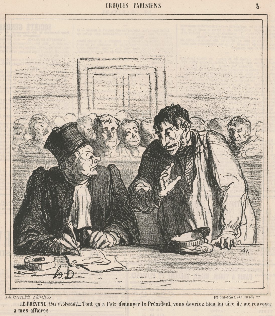 Den siktede av Honoré Daumier