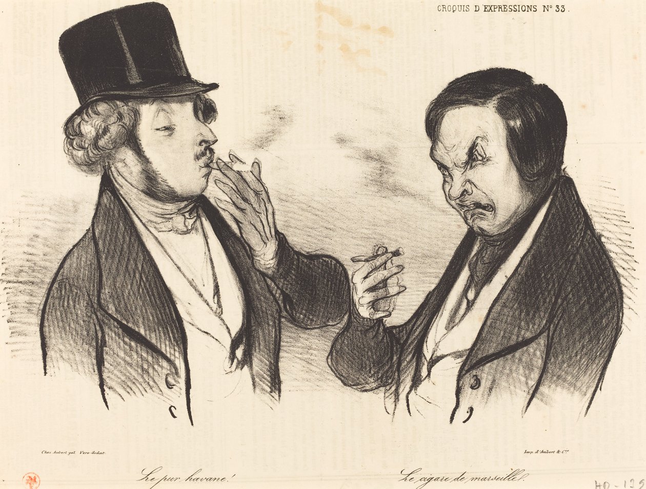 Ren Havana! Marseille-sigaren av Honoré Daumier