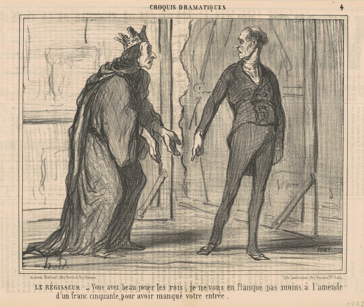 Scenesjefen av Honoré Daumier