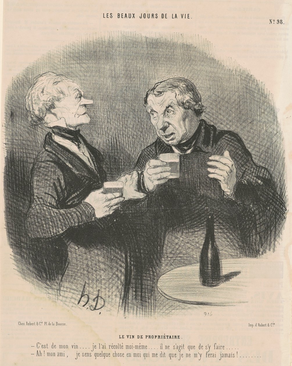 Eierens vin av Honoré Daumier