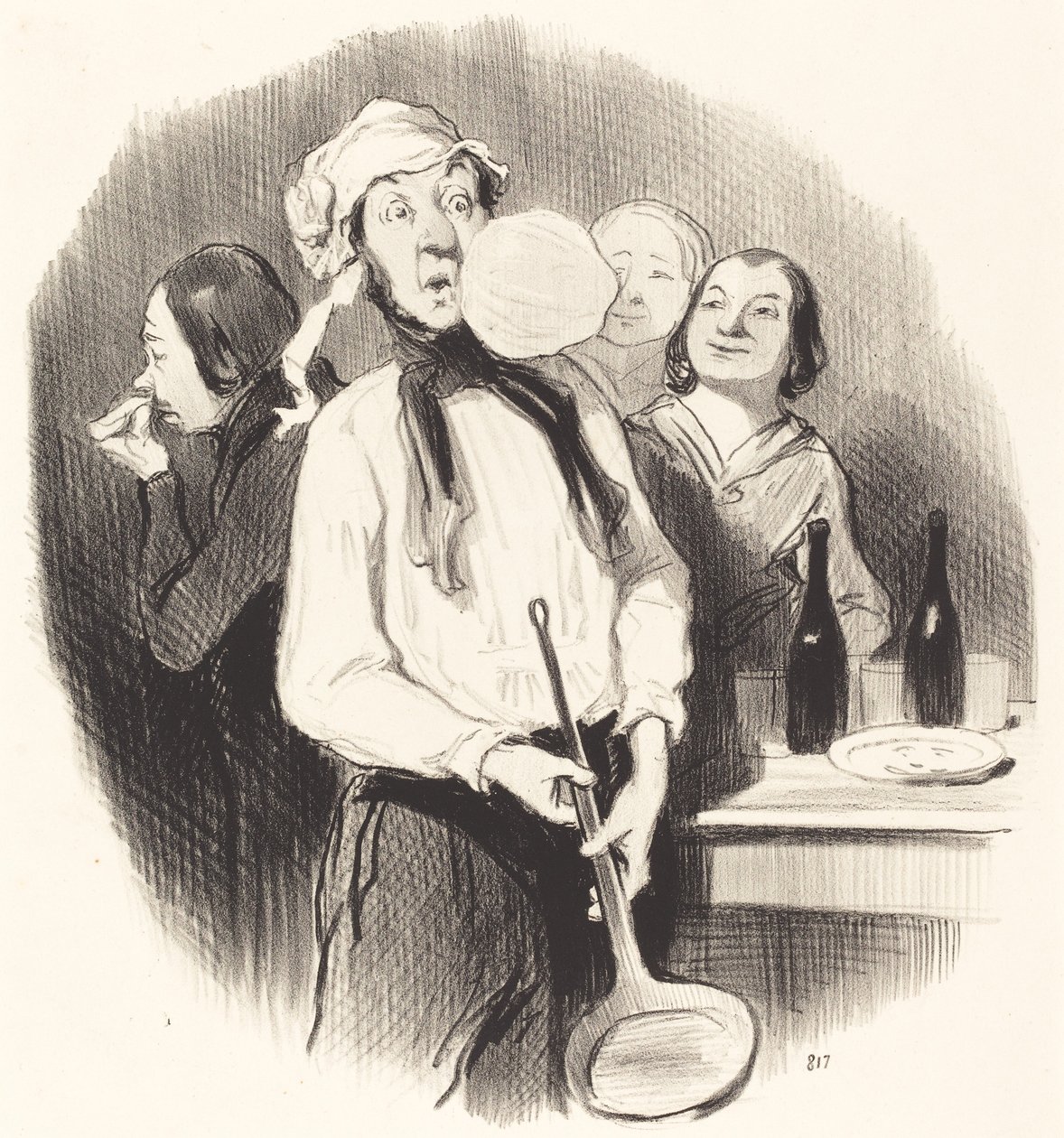 Pannekakene av Honoré Daumier