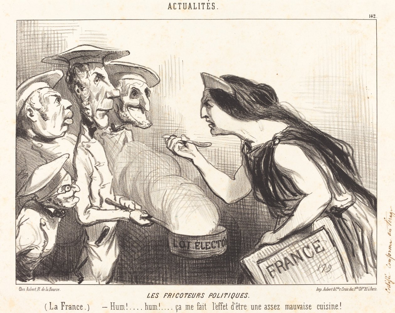 De politiske frikotørene av Honoré Daumier