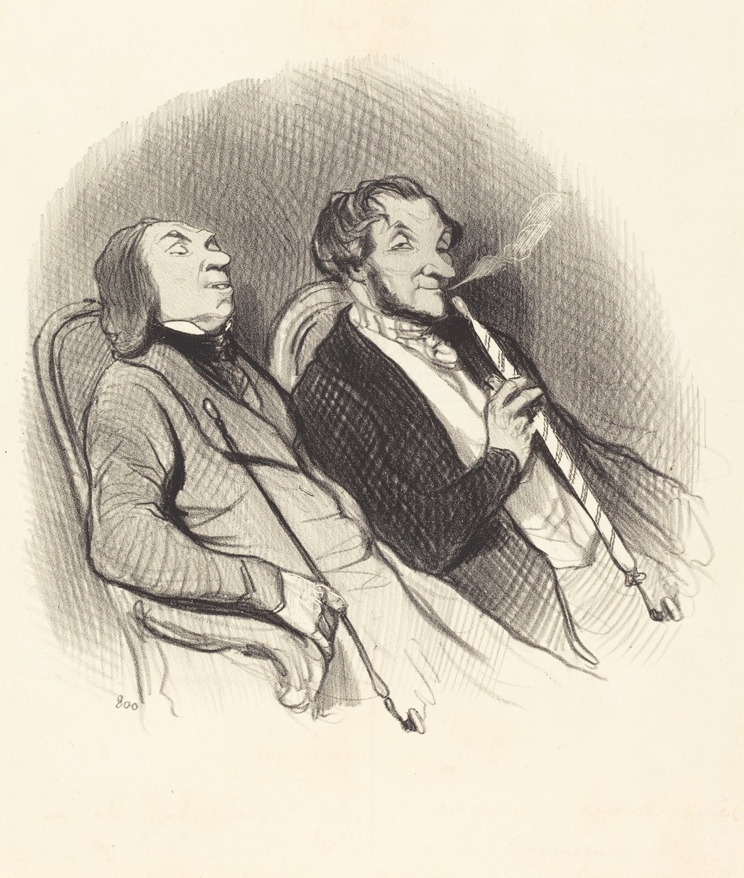 Røykerne av Hadchids av Honoré Daumier