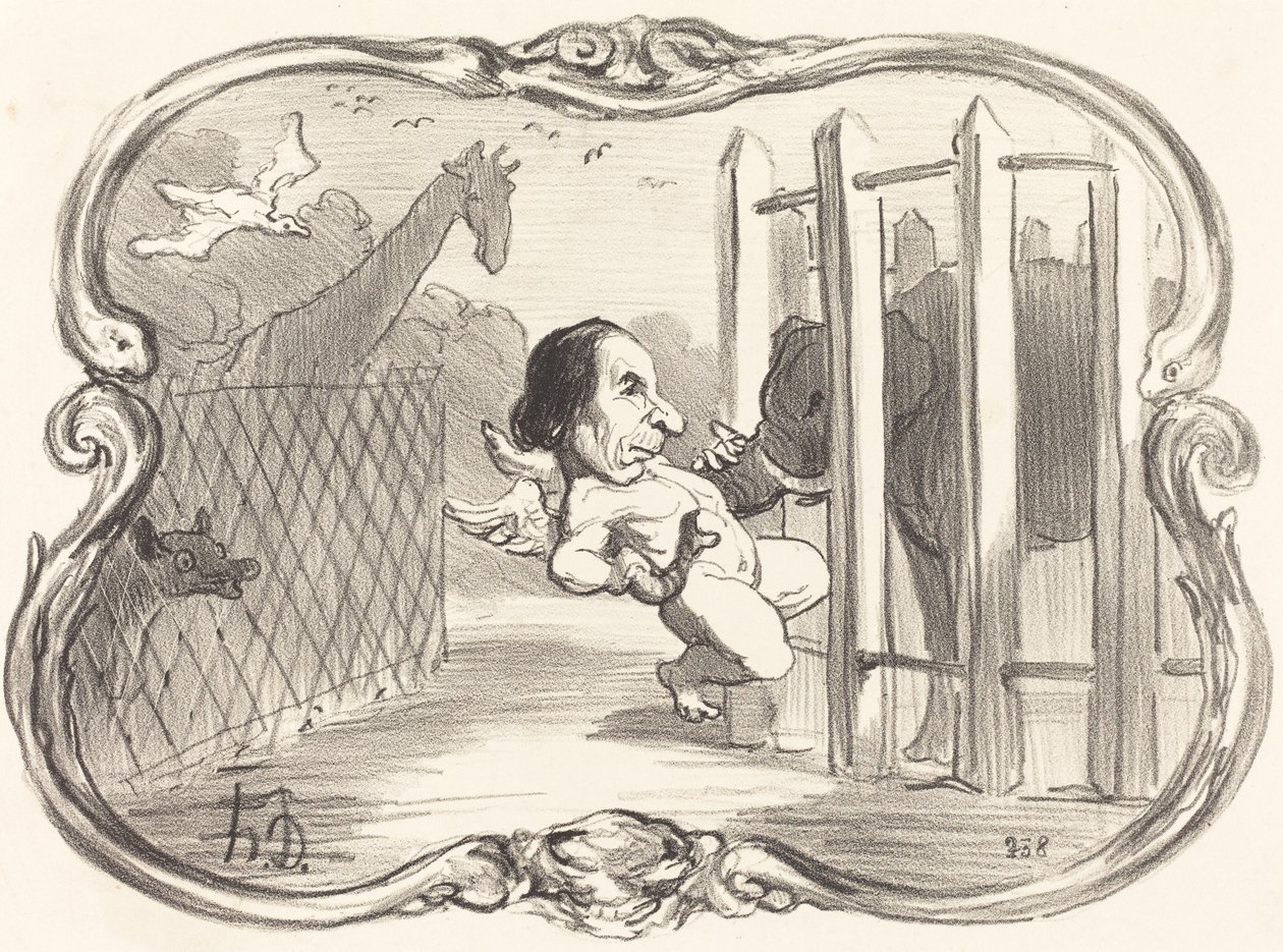 Ulykkene til kjemikeren Dumas av Honoré Daumier