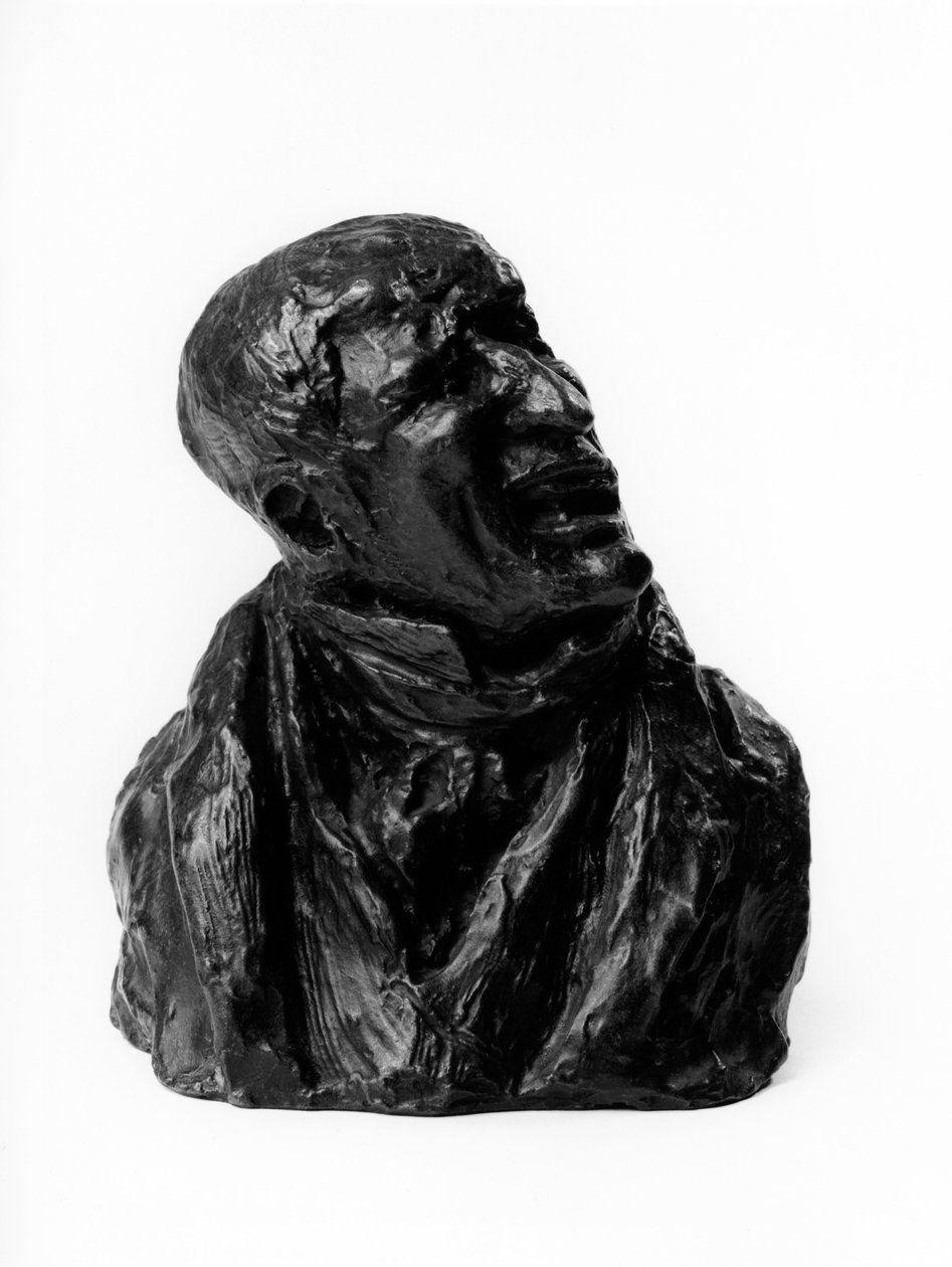 Byster anklaget for "Kjendiser fra det rettferdige midten" "Antatt portrett (karikatur) av Pierre Nicolas Berryer (1757-1841), advokat. The snaggy.”” Skulptur av Honore Daumier (1808-1879) 1800-tallet. Inv L 48,22 Dim i cm H 15 x L 1 Kunstmu av Honoré Daumier