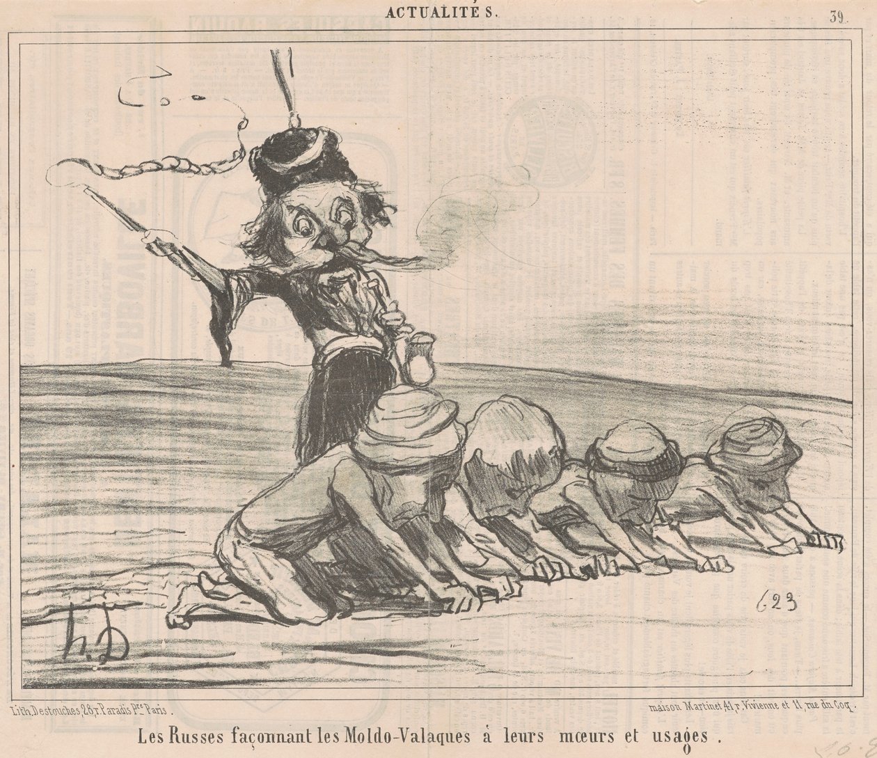 Former dem Moldo-Vlachs... av Honoré Daumier
