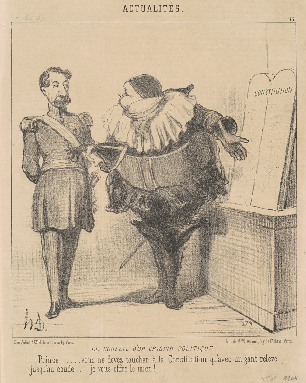 De politiske ryktene av Honoré Daumier