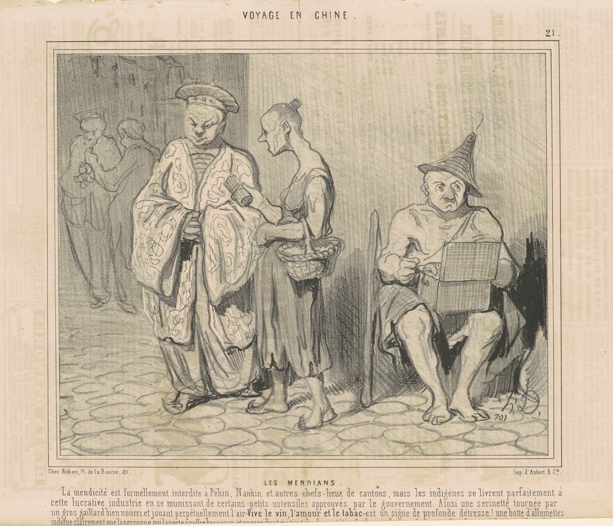 mendianerne av Honoré Daumier