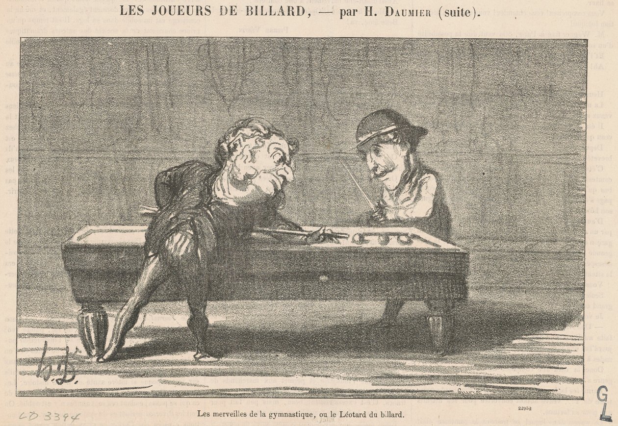 Gymnastikkens underverk... av Honoré Daumier