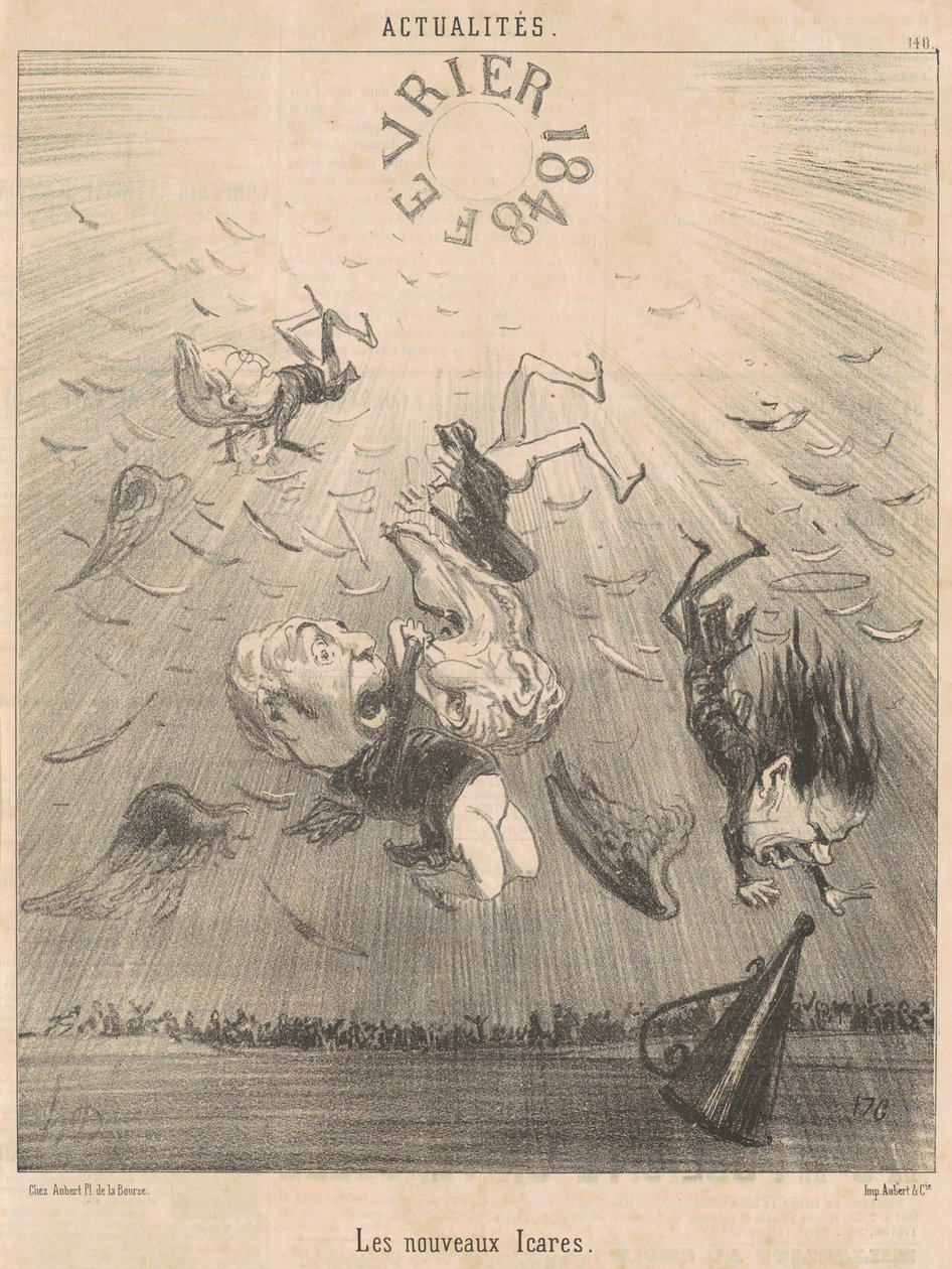 Den nye Ikaros av Honoré Daumier