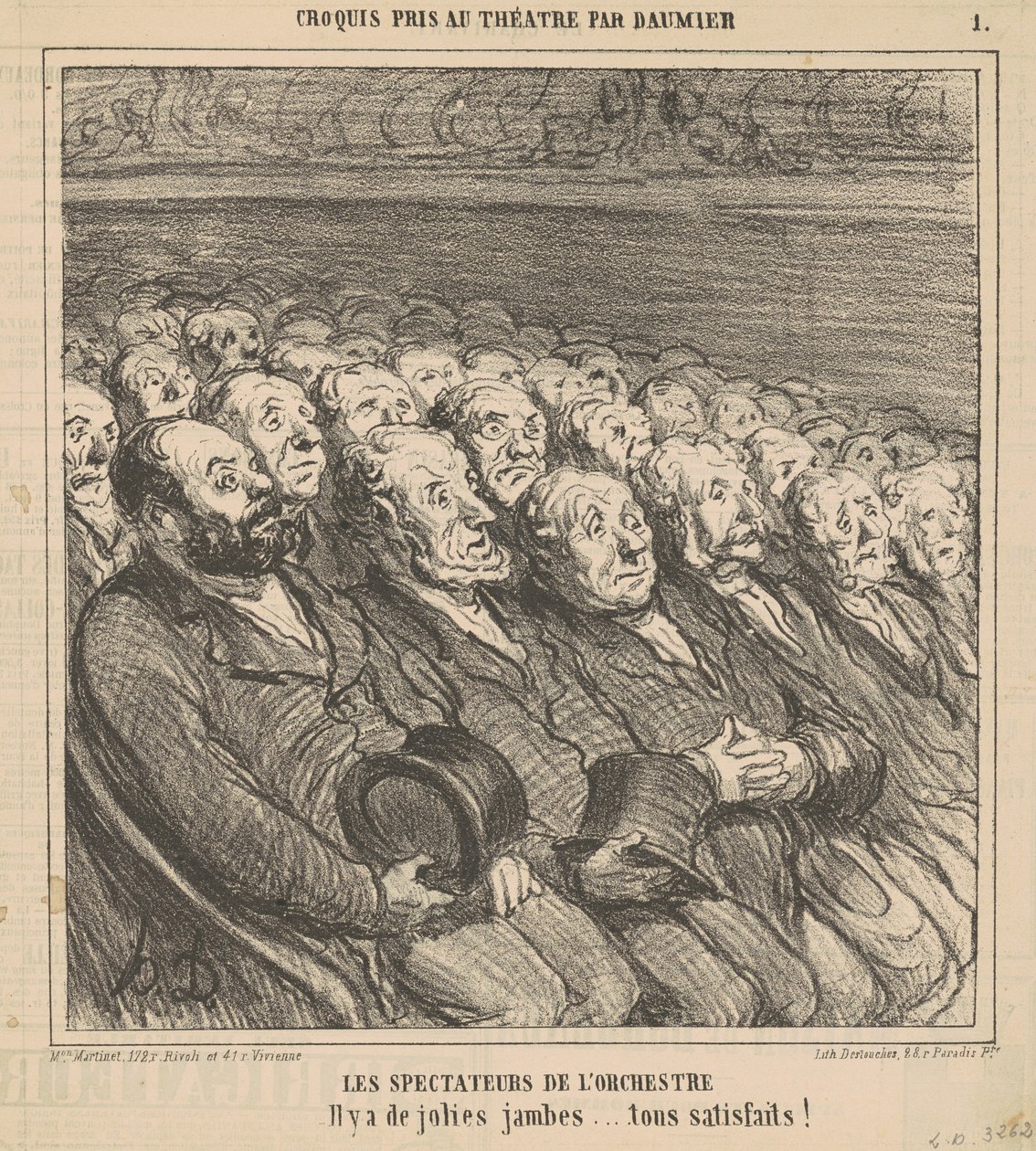 Orkestertilskuere av Honoré Daumier
