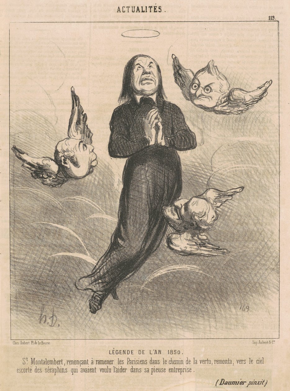 Årets legende 1850 av Honoré Daumier