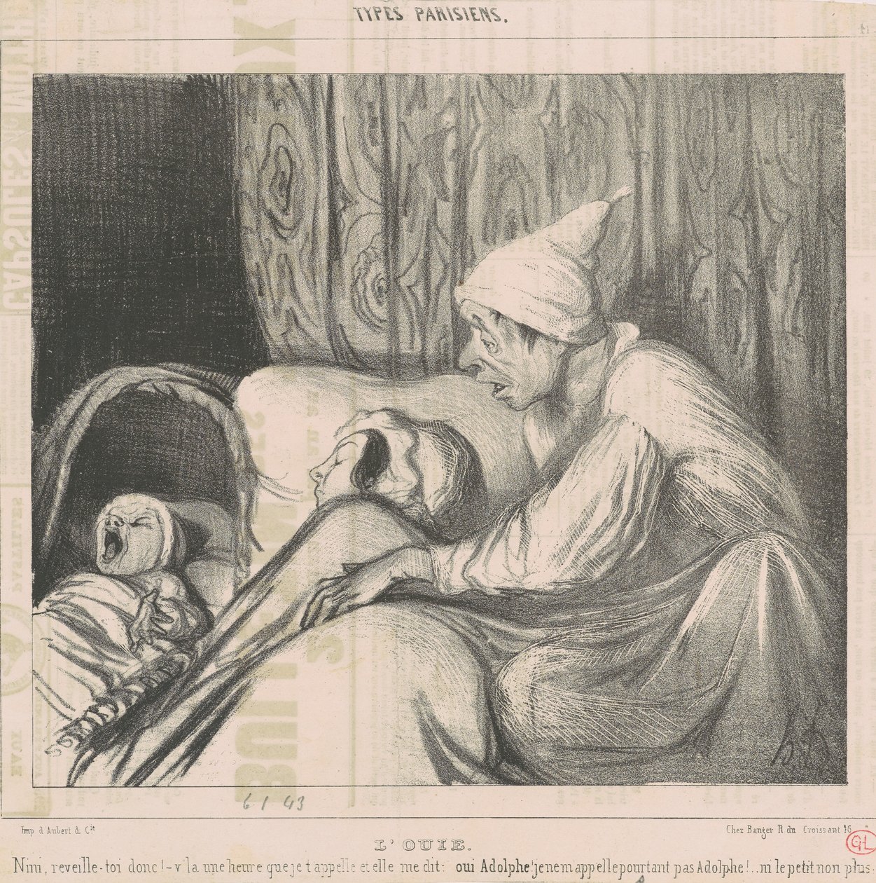 hørsel av Honoré Daumier
