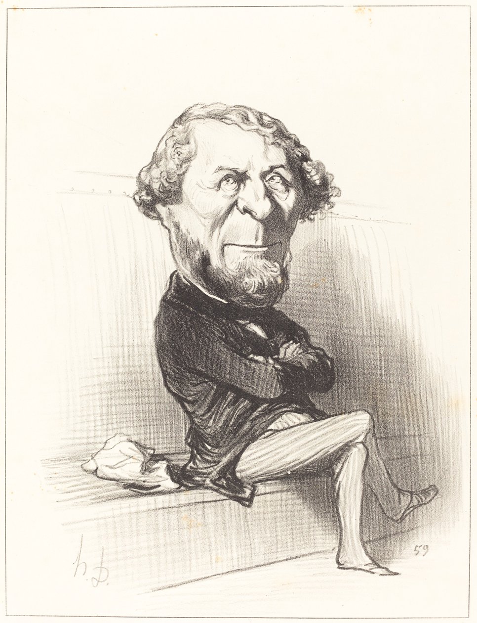 Marie Denis Larabit av Honoré Daumier