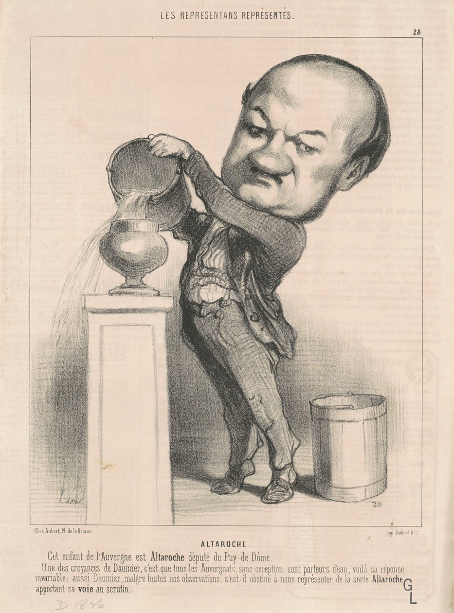 Marie-Michel Altaroche av Honoré Daumier