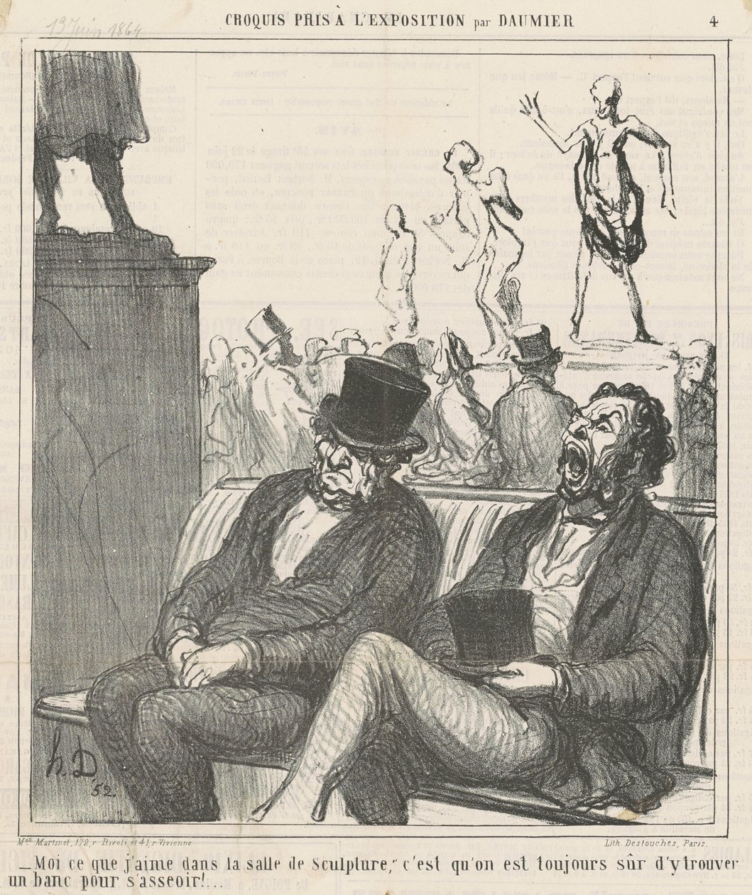 Meg hva jeg liker i skulpturrommet... av Honoré Daumier
