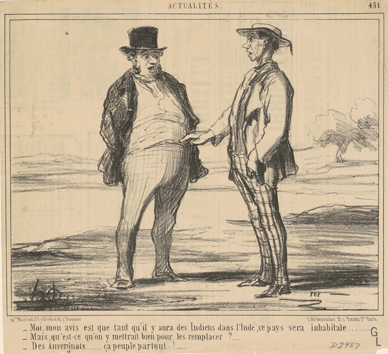 Måned, min mening er... av Honoré Daumier