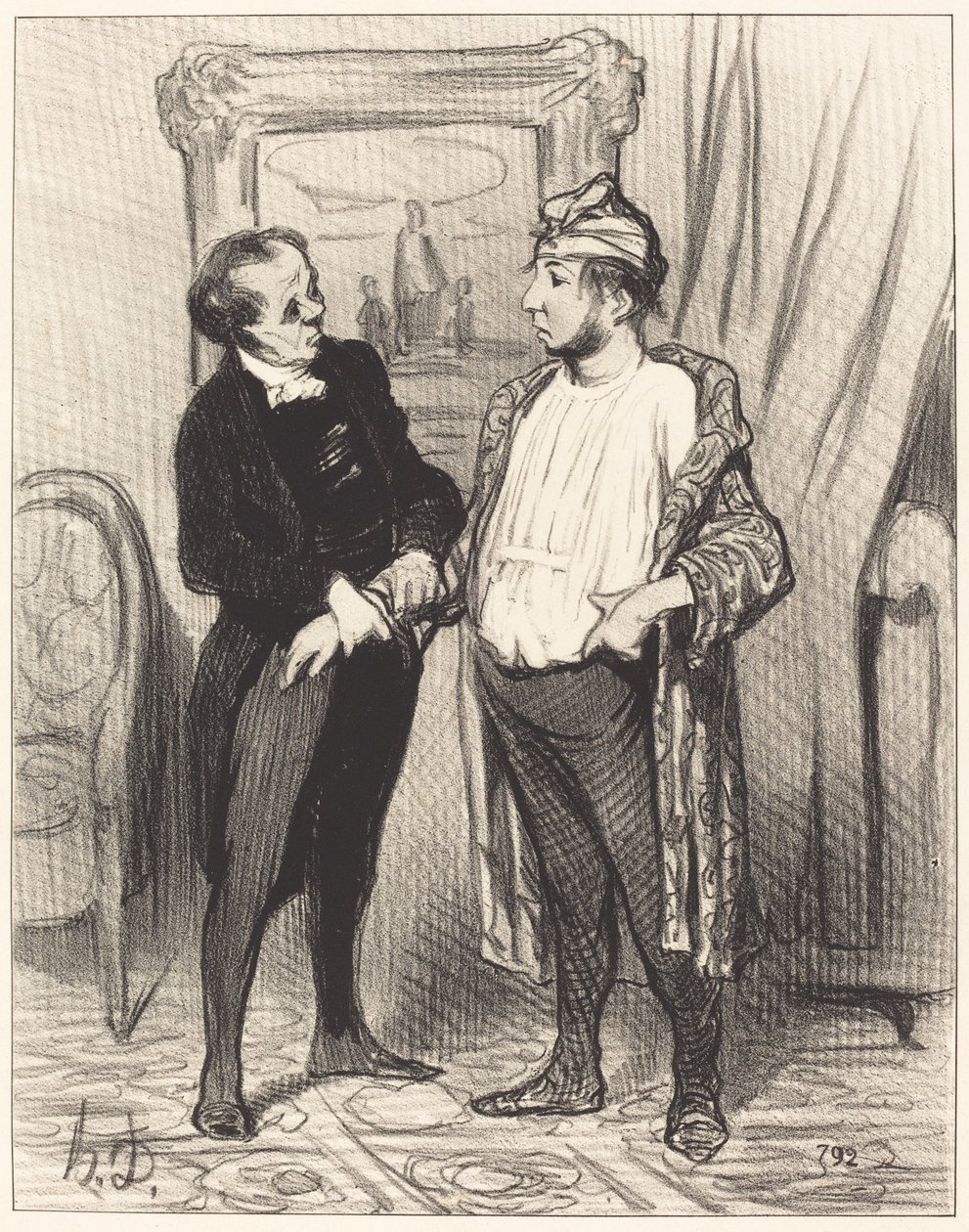 Min kjære, jeg forsikrer deg om at jeg... av Honoré Daumier
