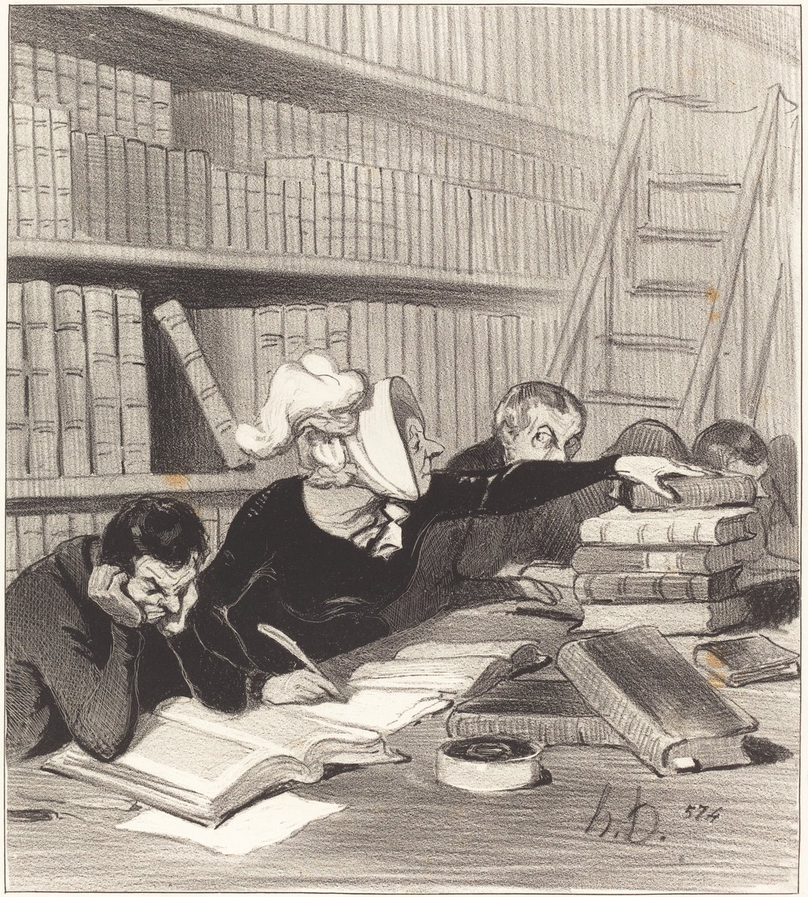 Sir, beklager hvis jeg plager deg litt... av Honoré Daumier