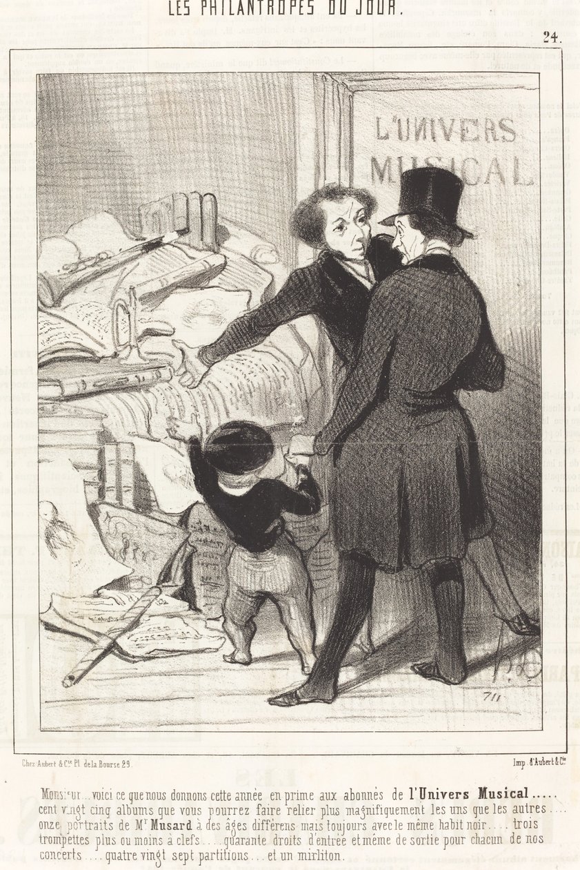 Sir ... her er hva vi gir ... som en bonus ... av Honoré Daumier