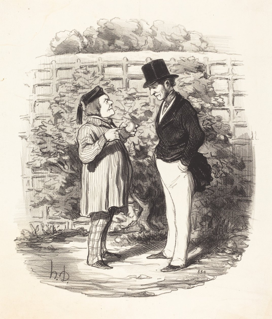 Sir, i tjue år har jeg forfulgt foreningen av... av Honoré Daumier