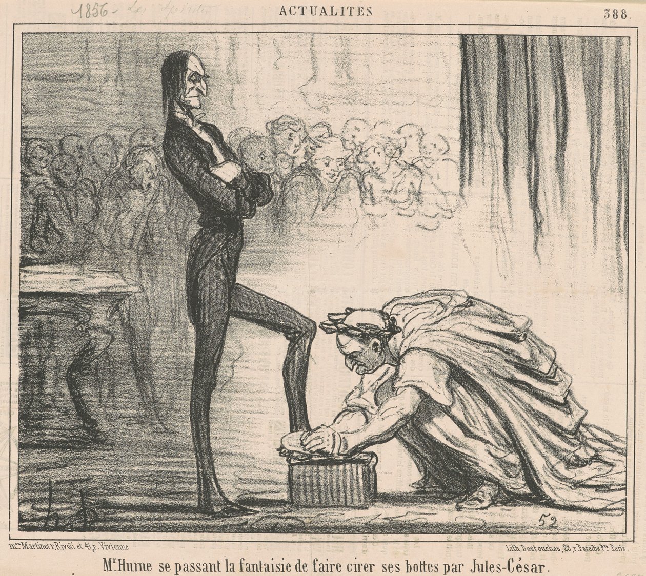 Mr. Hume later som... av Honoré Daumier