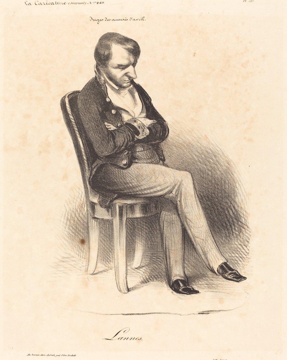 Napoleon Lannes av Honoré Daumier