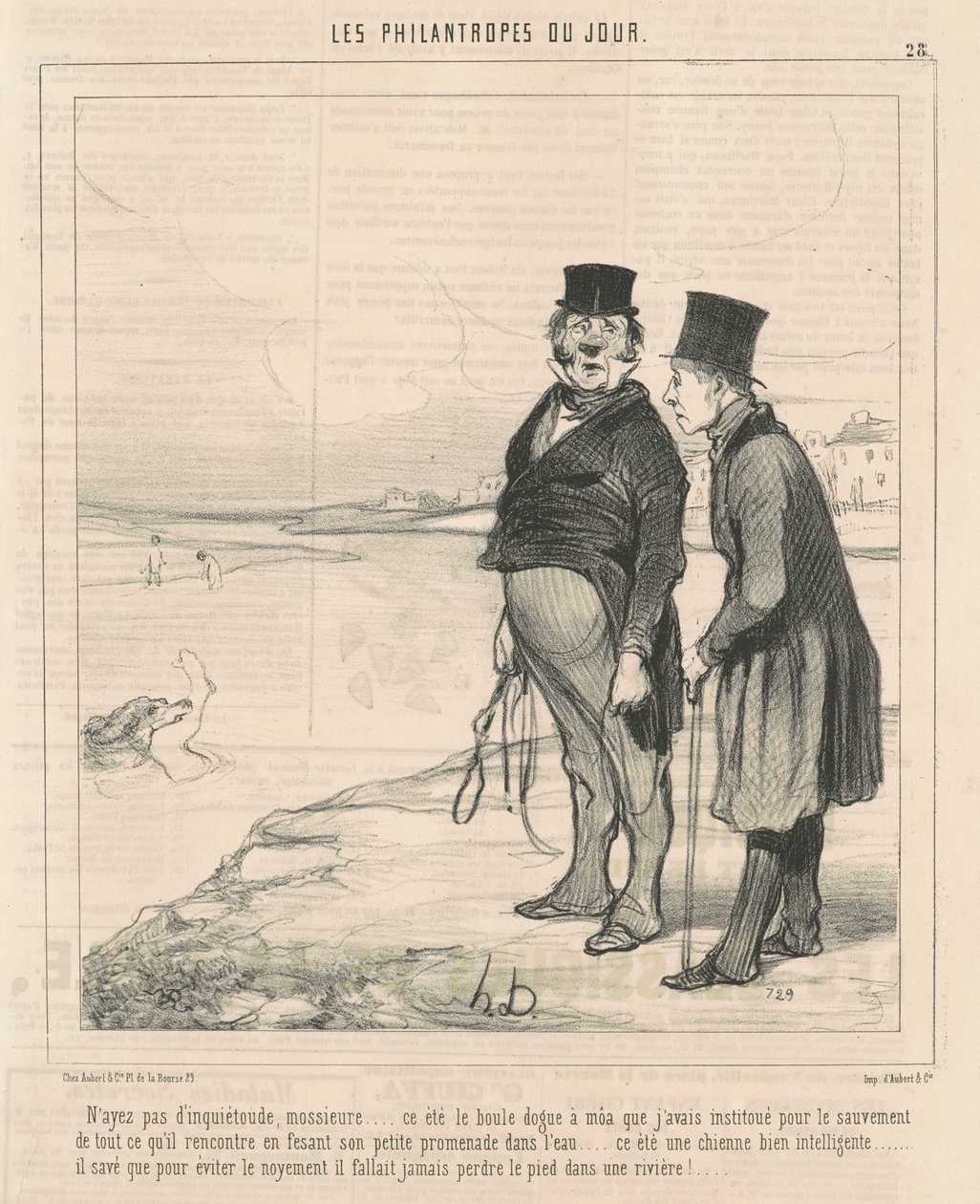 Ikke vær bekymret... av Honoré Daumier