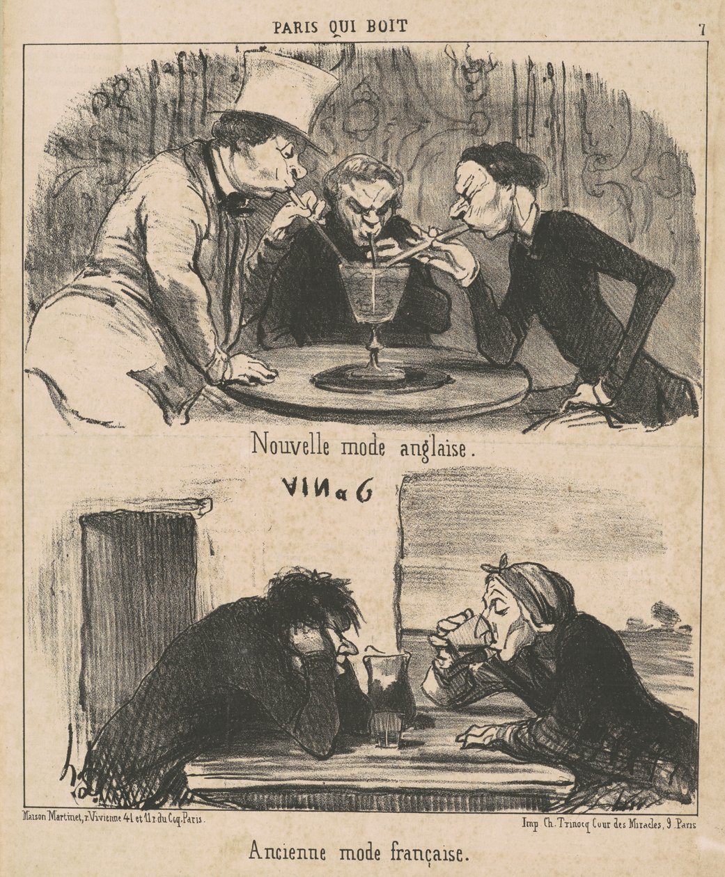 Ny engelsk mote av Honoré Daumier