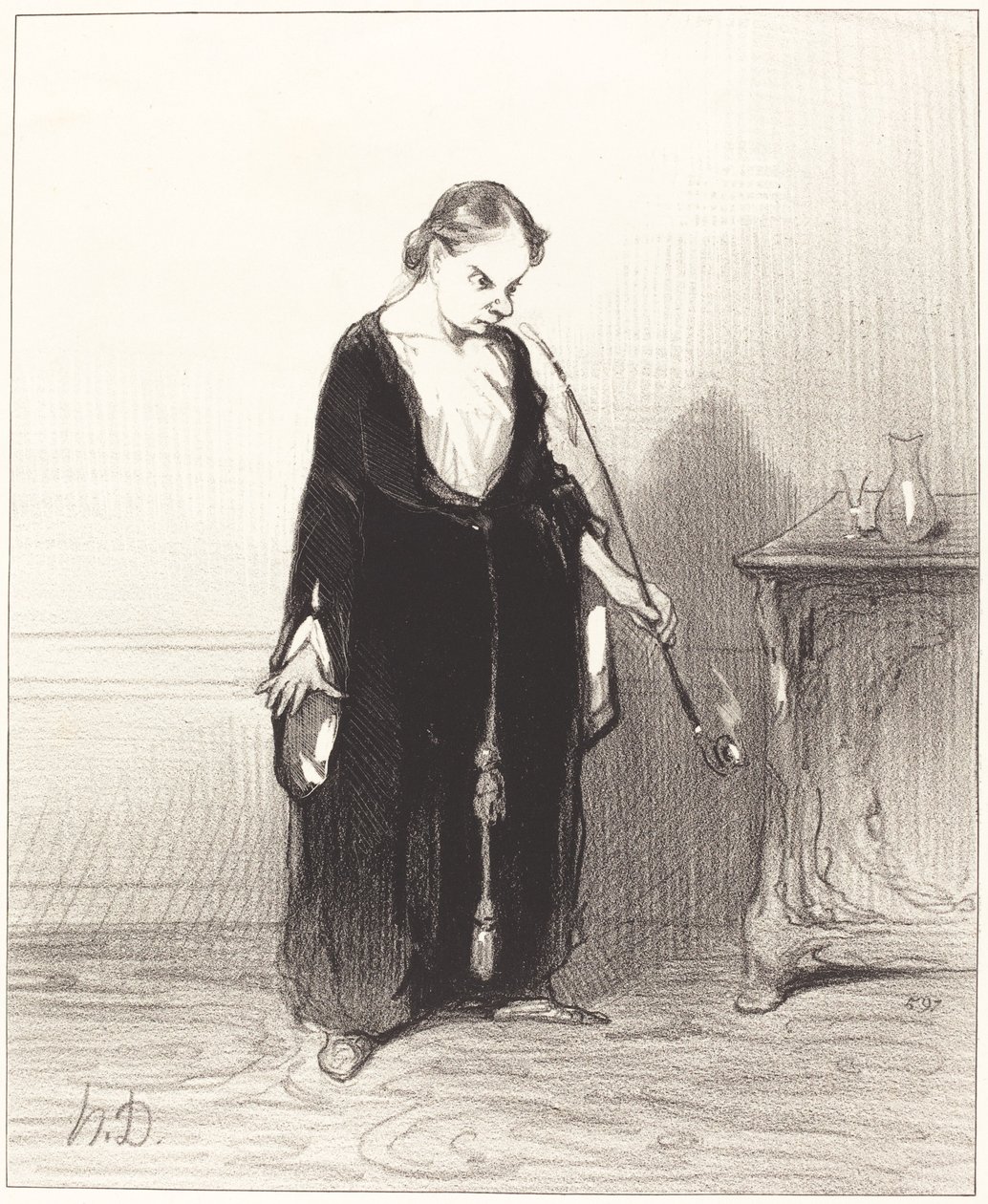 Å glede av opiumet som du henrykter fra meg!... av Honoré Daumier