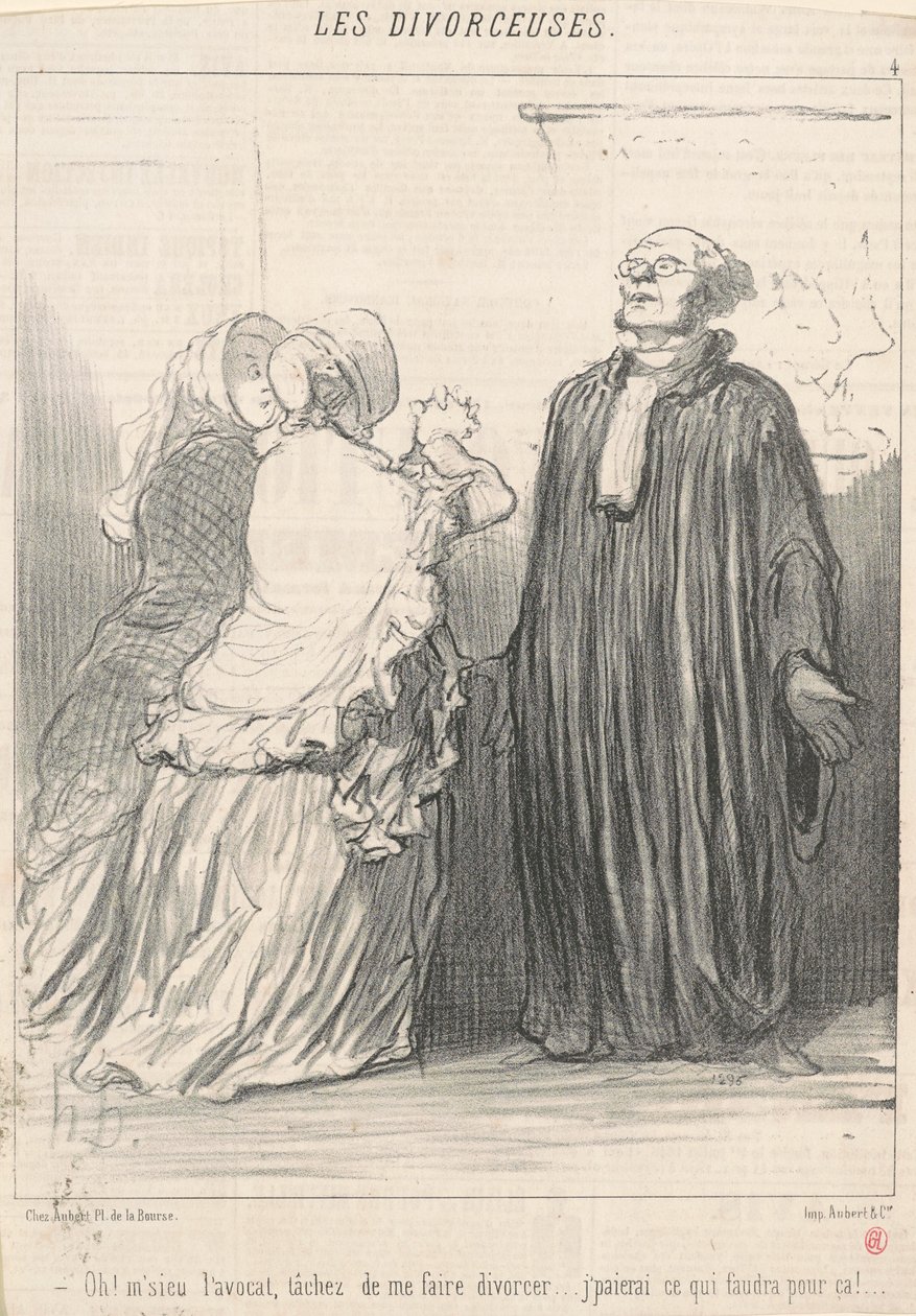 Åh! Herr advokaten, prøv å... av Honoré Daumier
