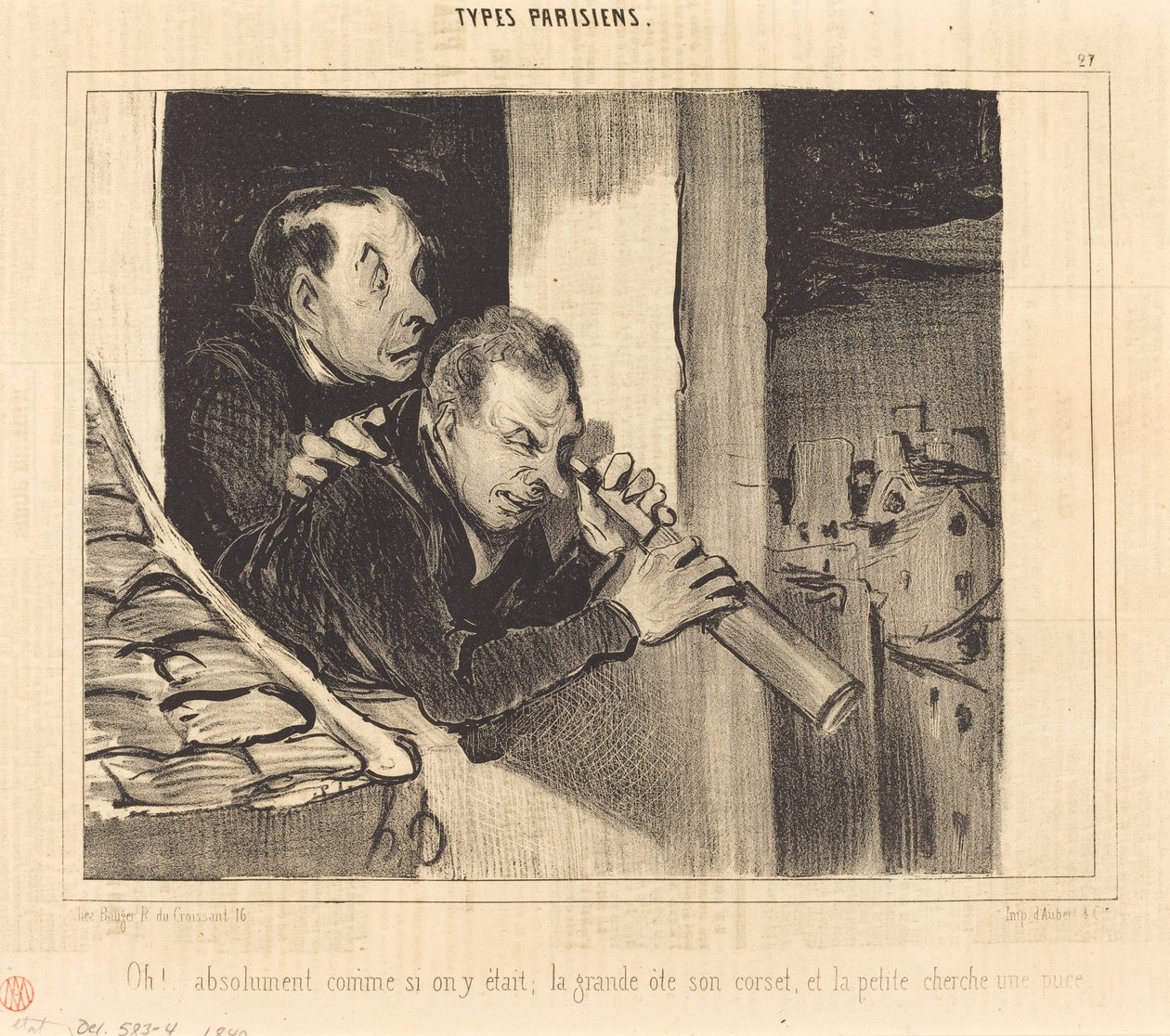 Å!... absolutt som om vi var der; den store... av Honoré Daumier