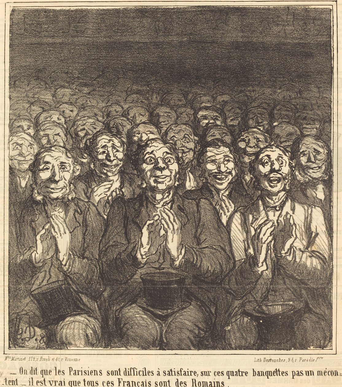 Det sies at parisere... av Honoré Daumier