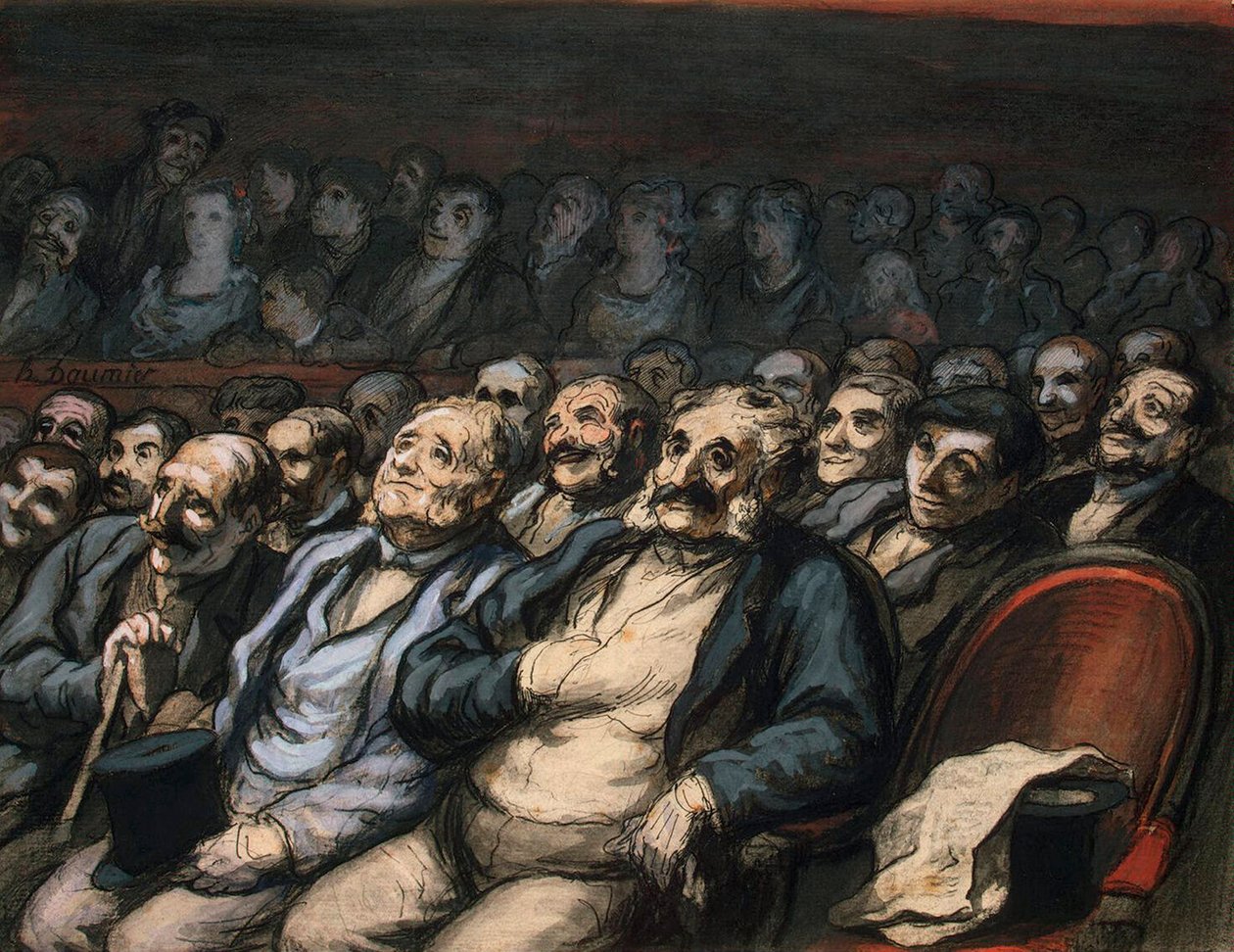 Orkestersete, 1856-1858. av Honoré Daumier