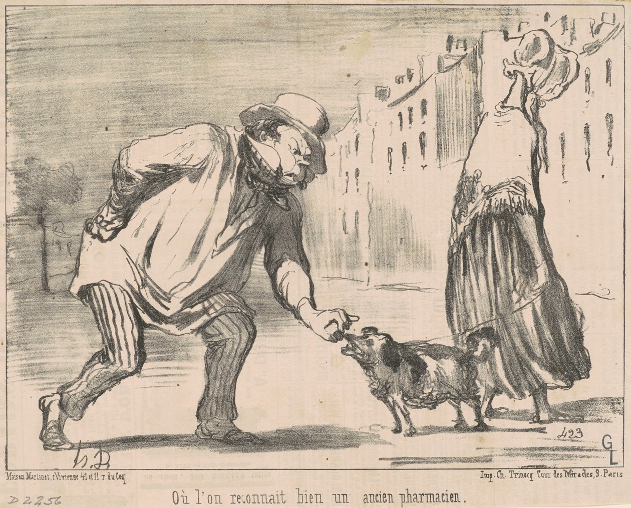 Hvor vi kjenner igjen ... en tidligere farmasøyt av Honoré Daumier