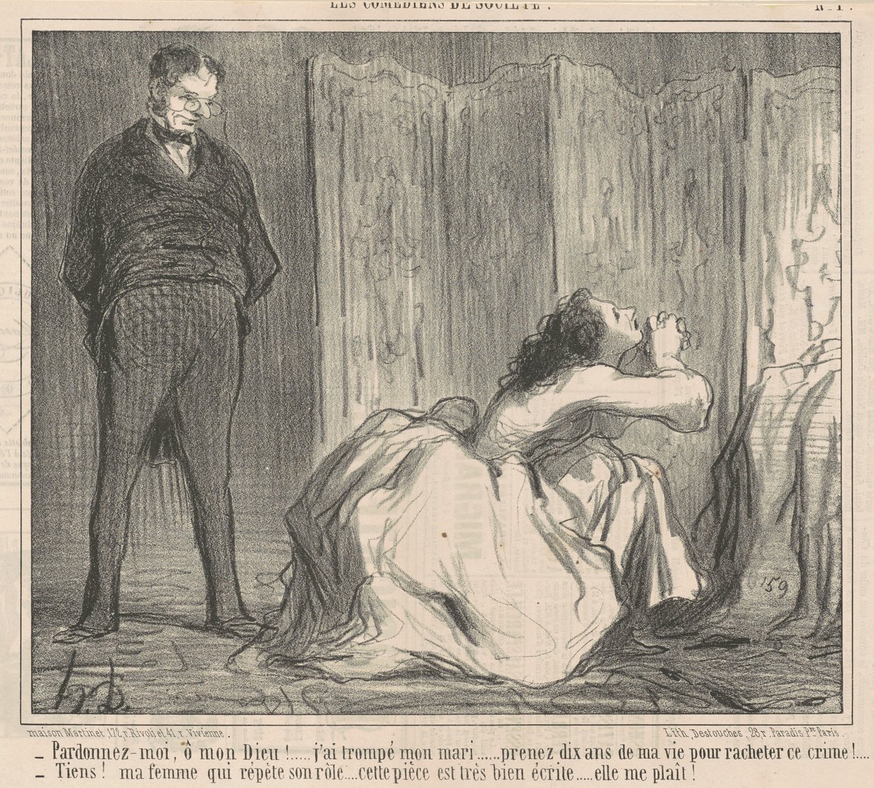 Tilgi meg, herregud! ... av Honoré Daumier
