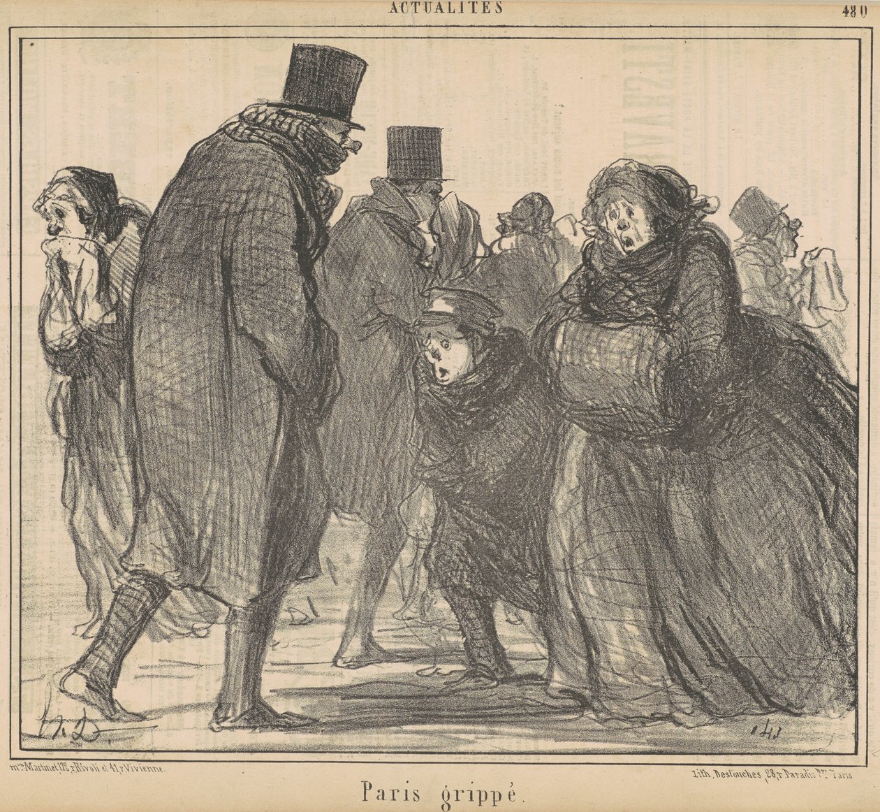 Paris tok tak av Honoré Daumier