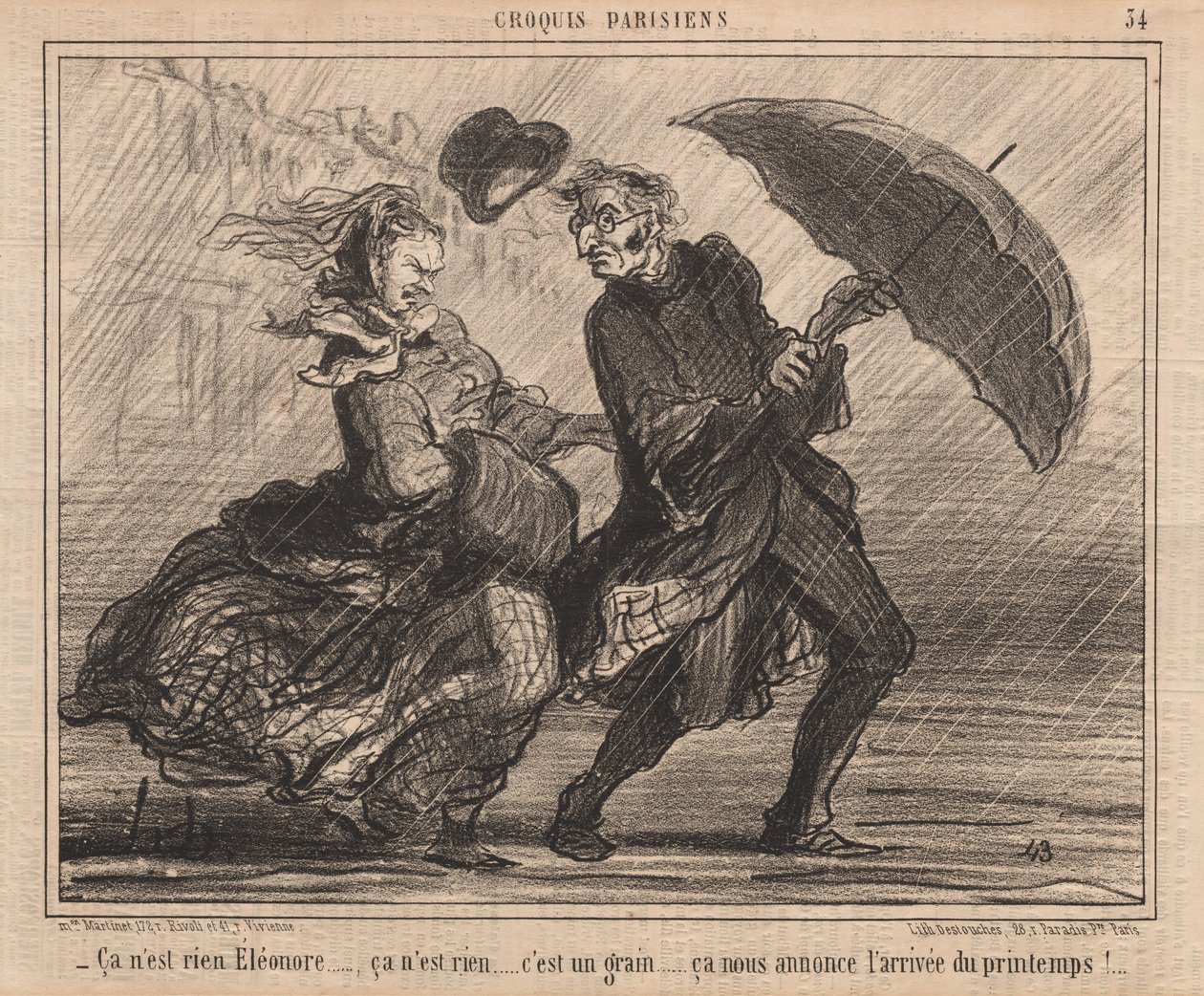 Parisians Sketches: Pl. 34, Its Nothing Eleanor Parisians Sketches: Pl. 34, It