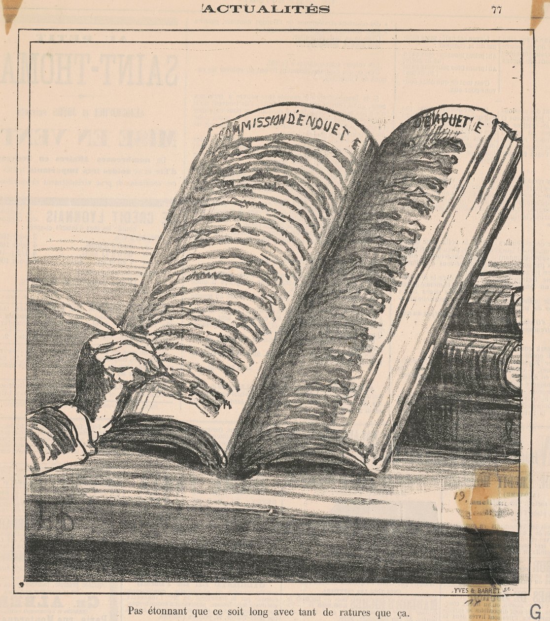 Ikke rart det er lenge... av Honoré Daumier