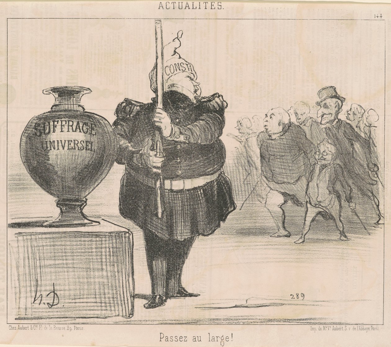 Gå bredt! av Honoré Daumier